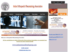 Tablet Screenshot of orthopaedicrheumatology.com